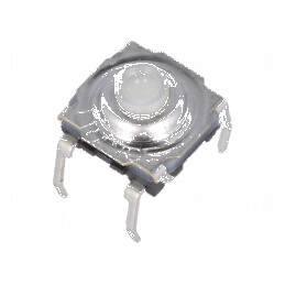 Microîntrerupător TACT SPST-NO 0,05A/32VDC THT - Pozitie 2, Fara Contact | Electronic-mag.ro | Componente Electronice