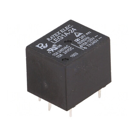 Releu electromagnetic SPST-NO 24VDC 10A/120VAC LEG - Comutator de putere pentru aplicații industriale | Electronic-mag.ro | Componente Electronice