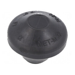 Manșon elastomer termoplastic TPE negru 14-20mm IP67 - MET-M | Electronic-mag.ro | Componente Electronice