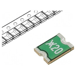 Siguranţă polimerică PTC 2A 1812 Polyswitch - Protecţie avansată pentru circuite electrice | Electronic-mag.ro | Componente Electronice