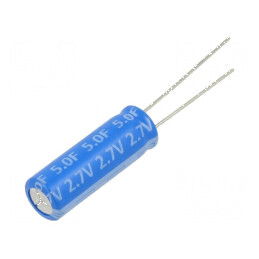 Supercondensator THT 5F 2,7VDC Ø8x24mm - Capacitate Mare pentru Stocare Energetică Eficientă | Electronic-mag.ro | Componente Electronice