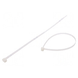 Colier de strângere poliamidă 670N, dimensiuni L: 365mm, W: 7,6mm, natural | Electronic-mag.ro | Componente Electronice