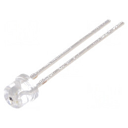 Fototranzistor 5mm cu lungime de undă maximă 570nm, tensiune 1,5V, unghi de deschidere 50°, lentilă transparentă | Electronic-mag.ro | Componente Electronice