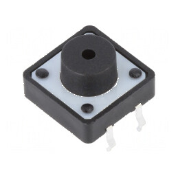Microîntrerupător TACT SPST-NO 0,05A/12VDC THT - Pozitie 2, Fara Contact | Electronic-mag.ro | Componente Electronice