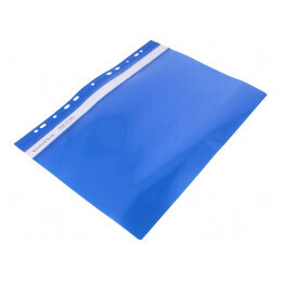 Dosar PVC A4 cu orificii, albastru, 20 de coli | Electronic-mag.ro | Componente Electronice
