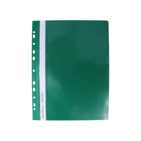 Dosar cu orificii A4 din PVC verde, 30 de file, pentru organizare documente | Electronic-mag.ro | Componente Electronice