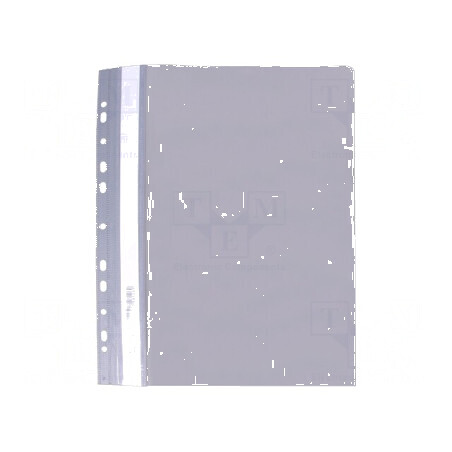 Dosar A4 gri din PVC cu orificii pentru organizare documente | Electronic-mag.ro | Componente Electronice