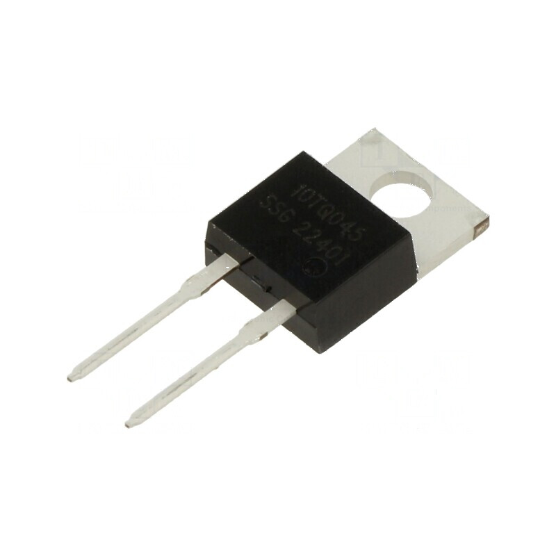 Diodă Schottky THT 45V 10A TO220AB - Redresor cu Ufmax 700mV | Electronic-mag.ro | Componente Electronice Diodă Schottky THT 45V 10A TO220AB - Redresor cu Ufmax 700mV | Electronic-mag.ro | Componente Electronice