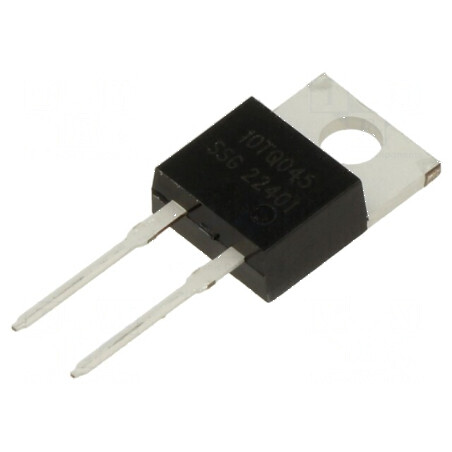 Diodă Schottky THT 45V 10A TO220AB - Redresor cu Ufmax 700mV | Electronic-mag.ro | Componente Electronice