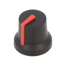 "Buton Rotativ cu Indicator, Guma și Plastic, Dimensiuni Øax: 6mm, Ø16,8x14,5mm" | Electronic-mag.ro | Componente Electronice