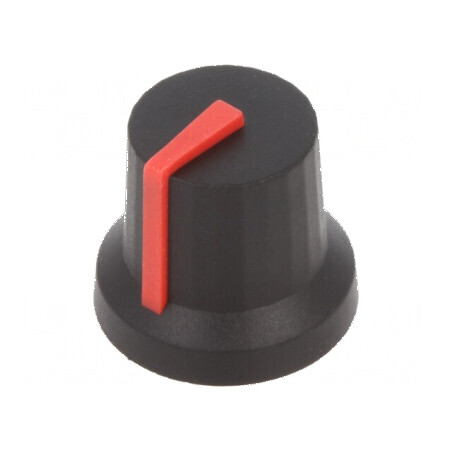 "Buton Rotativ cu Indicator, Guma și Plastic, Dimensiuni Øax: 6mm, Ø16,8x14,5mm" | Electronic-mag.ro | Componente Electronice