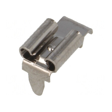 Terminal plat 5,2mm 0,5mm mamă THT din alamă cositorită - Conector electric profesional | Electronic-mag.ro | Componente Electronice