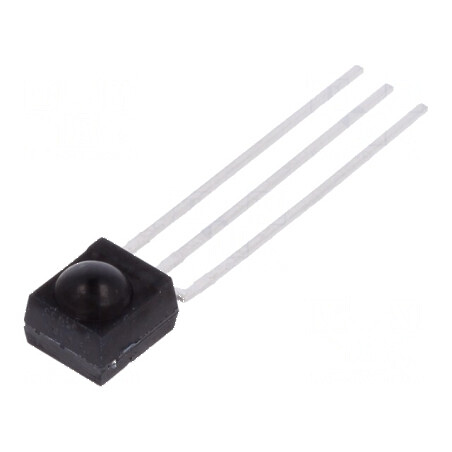 Receptor Infraroșu Integrat 33kHz cu Tensiune de Funcționare 2,5÷5,5V și Unghi de Detecție de 45° | Electronic-mag.ro | Componente Electronice