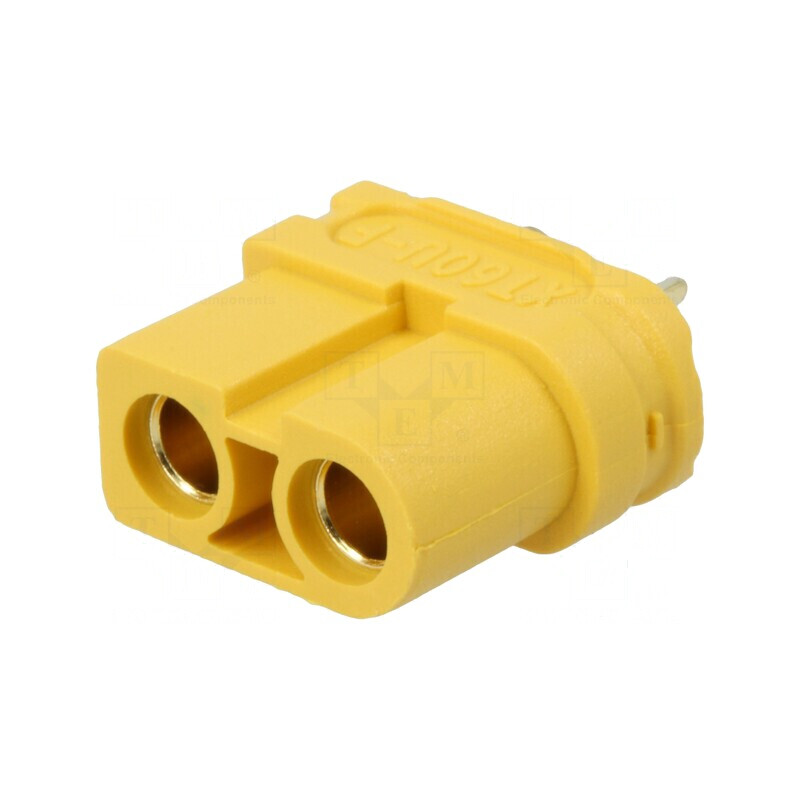 Conector Alimentare DC Mufă XT60 Mamă cu 2 PIN-uri pentru Cablu de Lipire | Electronic-mag.ro | Componente Electronice Conector Alimentare DC Mufă XT60 Mamă cu 2 PIN-uri pentru Cablu de Lipire | Electronic-mag.ro | Componente Electronice