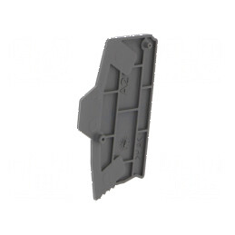 Capac final gri închis SNK - Lățime: 2mm, Înălțime: 52,24mm, Temperatură de funcționare: -55÷110°C | Electronic-mag.ro | Componente Electronice