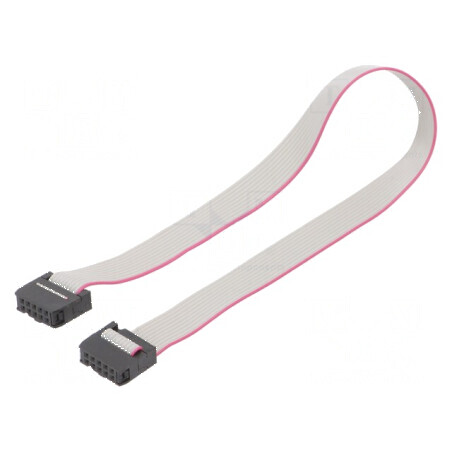 Cablu panglică IDC 1,27mm, lungime 0,3m, cu conectori - cablu bandă de conectare | Electronic-mag.ro | Componente Electronice
