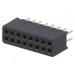 Conector șiruri pini soclu mamă PIN 16 - 1,27mm THT 2x8 pentru aplicații electronice | Electronic-mag.ro | Componente Electronice
