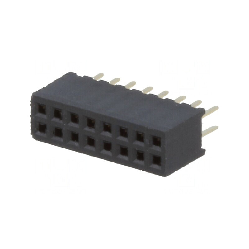 Conector șiruri pini soclu mamă PIN 16 - 1,27mm THT 2x8 pentru aplicații electronice | Electronic-mag.ro | Componente Electronice Conector șiruri pini soclu mamă PIN 16 - 1,27mm THT 2x8 pentru aplicații electronice | Electronic-mag.ro | Componente Electronice