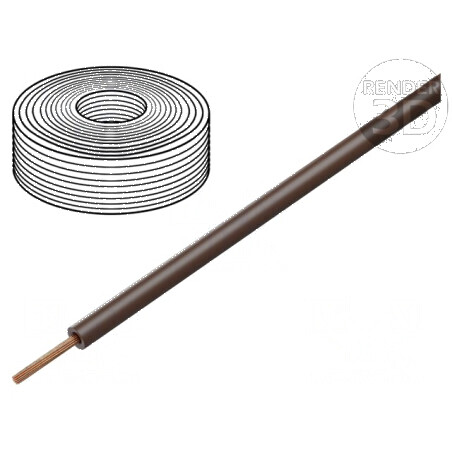 Cablu H05Z-K Litat Cu 0,5mm² LSZH Maro, 300V/500V, 100m - Soluție Profesională de Cablu Electric | Electronic-mag.ro | Componente Electronice