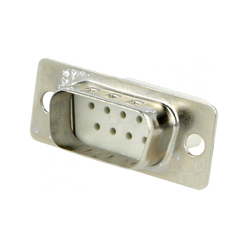 Conector D-Sub 9 PIN Mufă Tată pe Cablu - Versiune Fără Contacte 3A | Electronic-mag.ro | Componente Electronice
