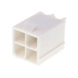 Conector Mini-Fit Jr 4,2mm PIN 4 THT pentru cablu-placă soclu tată | Electronic-mag.ro | Componente Electronice