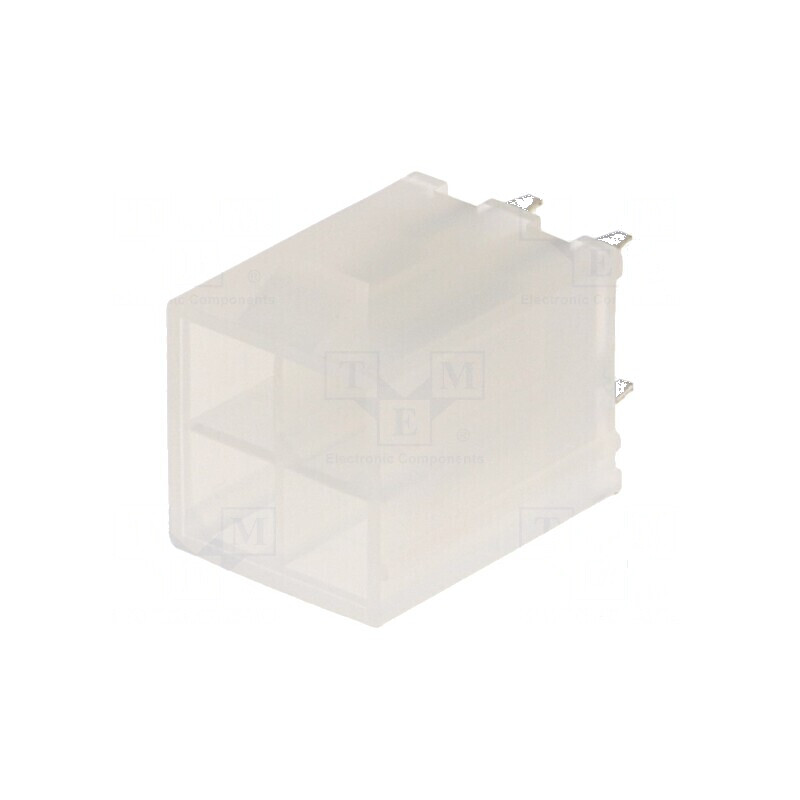 Conector cablu-placă soclu tată Mini-Fit Jr 4,2mm PIN 4 THT pentru conexiuni electrice profesionale | Electronic-mag.ro | Componente Electronice