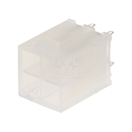 Conector cablu-placă soclu tată Mini-Fit Jr 4,2mm PIN 4 THT pentru conexiuni electrice profesionale | Electronic-mag.ro | Componente Electronice