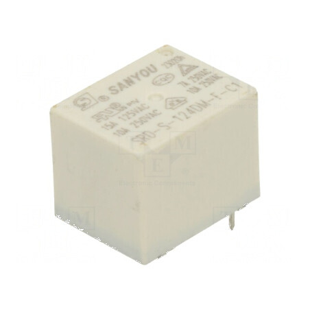 Releu electromagnetic SPST-NO 24VDC 10A/250VAC SRD - Comutator de putere pentru aplicații industriale | Electronic-mag.ro | Componente Electronice