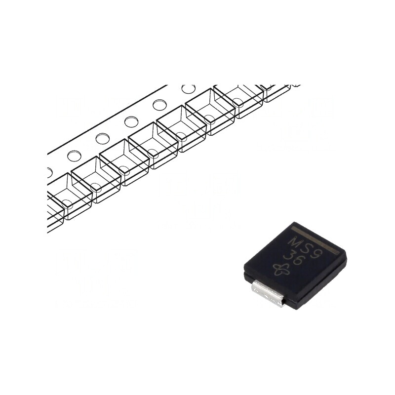 Diodă Schottky SMD 90V 3A pentru redresare - Rolă, Bandă | Electronic-mag.ro | Componente Electronice