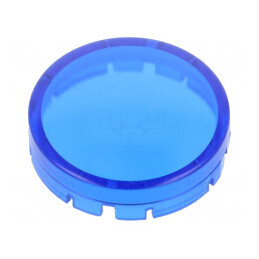Lentilă Albastru Translucid pentru Buton RONTRON-R-JUWEL - Accesorii de Înaltă Calitate | Electronic-mag.ro | Componente Electronice