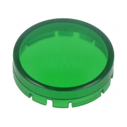 Lentilă transparentă verde pentru buton RONTRON-R-JUWEL - accesoriu de înaltă calitate | Electronic-mag.ro | Componente Electronice