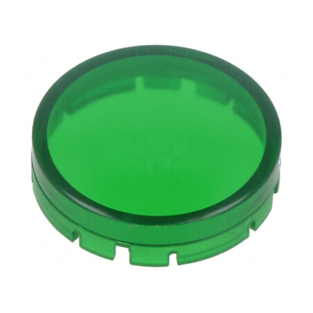 Lentilă transparentă verde pentru buton RONTRON-R-JUWEL - accesoriu de înaltă calitate | Electronic-mag.ro | Componente Electronice