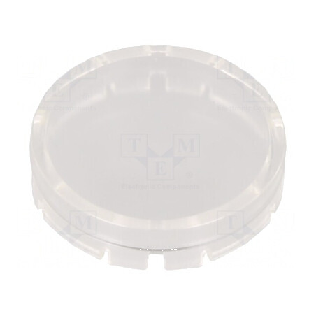Lentilă Transparentă Ø19,7mm pentru Buton RONTRON-R-JUWEL | Electronic-mag.ro | Componente Electronice