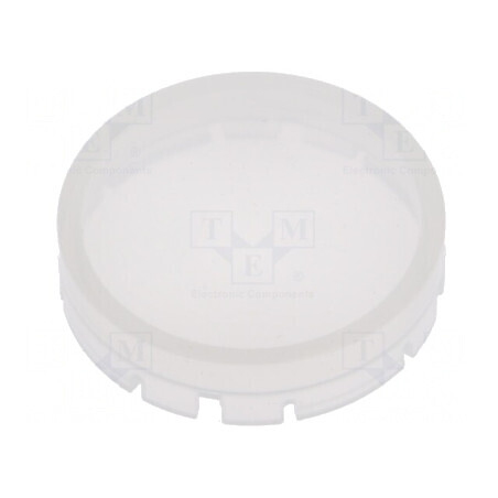 Lentilă Opal Alb Ø19,7mm pentru Buton RONTRON-R-JUWEL | Electronic-mag.ro | Componente Electronice