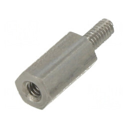 Piuliță Distanțieră Filetată 8mm - Filet Intern M2, Filet Extern M2 | Electronic-mag.ro | Componente Electronice