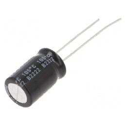 Condensator Electrolitic Low ESR THT 470uF 25VDC Ø10x16mm pentru Circuit Electronic | Electronic-mag.ro | Componente Electronice