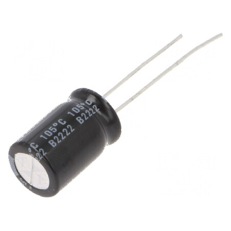 Condensator Electrolitic Low ESR THT 470uF 25VDC Ø10x16mm pentru Circuit Electronic | Electronic-mag.ro | Componente Electronice