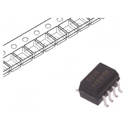 Optocuplor SMD cu 2 Ieșiri, Tranzistori, Izolatie 5,3kV, Tensiune Colector-Emetator 80V, SO8 | Electronic-mag.ro | Componente Electronice