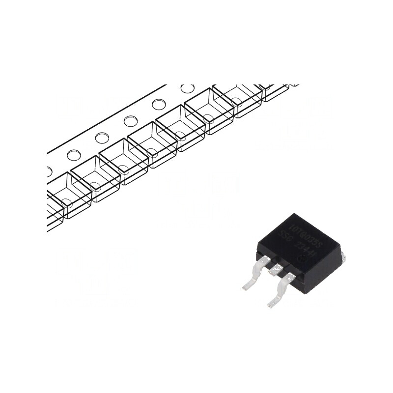 Diodă Schottky SMD 35V 10A D2PAK - Redresor în rolă/bandă pentru aplicații electronice | Electronic-mag.ro | Componente Electronice
