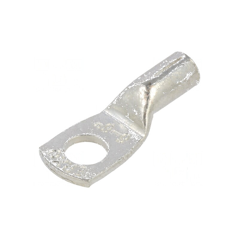 Vârf Inelar Tubular M6 6mm² Crimpat pe Cablu Cositorit din Cupru - Accesorii Electrice Profesionale | Electronic-mag.ro | Componente Electronice
