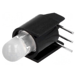 LED Bicolor în Carcasă 5mm - 1 Diode Roșie/Verde, 20mA, 60° | Electronic-mag.ro | Componente Electronice