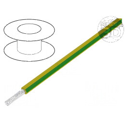 Cablu LiYv litat 0,5mm² PVC galben-verde 900V, 100m - Cablu electric rezistent pentru instalații electrice | Electronic-mag.ro | Componente Electronice