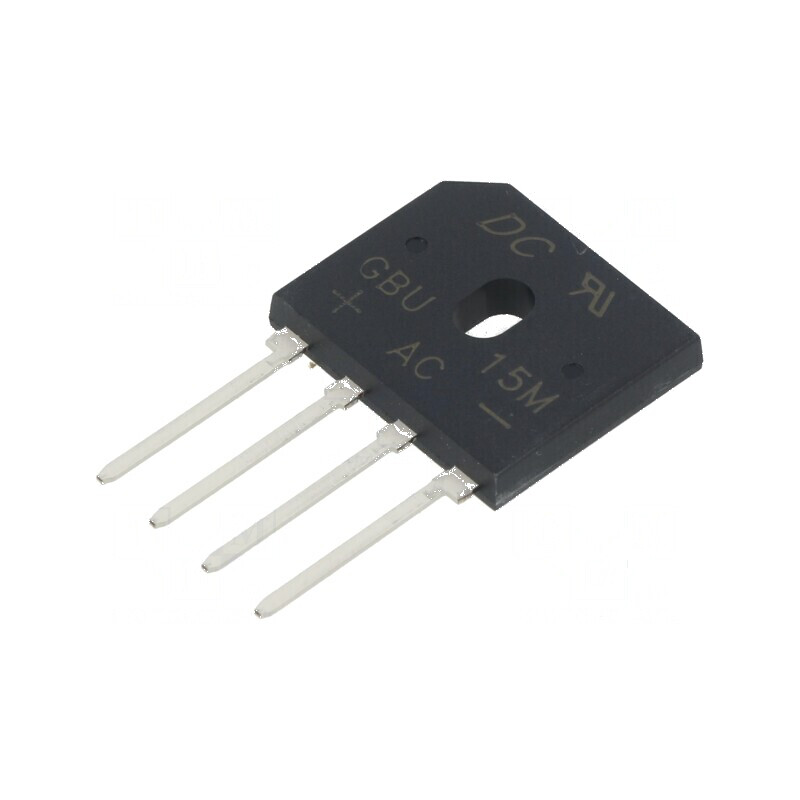 Punte Redresoare Monofazată Urmax 1kV - Curent Maxim 15A, Curent Pulsat 240A, Design Plat | Electronic-mag.ro | Componente Electronice Punte Redresoare Monofazată Urmax 1kV - Curent Maxim 15A, Curent Pulsat 240A, Design Plat | Electronic-mag.ro | Componente Electronice