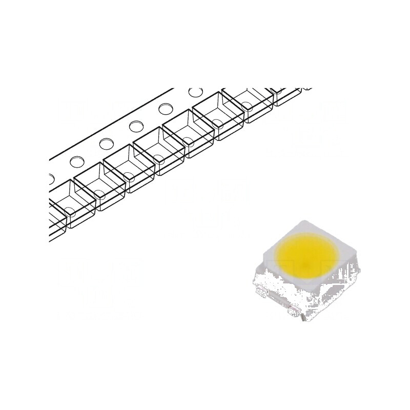 Banda LED SMD 3528 PLCC2 Alb Rece 715-1800mcd 120° 20mA 114mW - 5m | Electronic-mag.ro | Componente Electronice Banda LED SMD 3528 PLCC2 Alb Rece 715-1800mcd 120° 20mA 114mW - 5m | Electronic-mag.ro | Componente Electronice