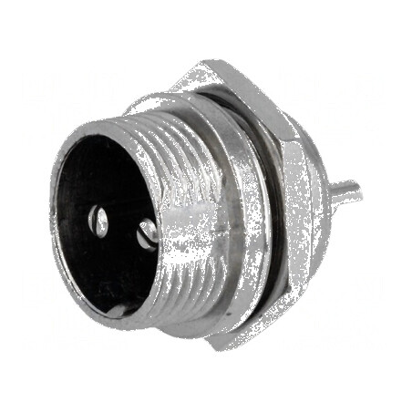 Conector pentru Microfoane - Soclu Tată PIN 2 | Electronic-mag.ro | Componente Electronice