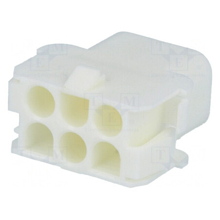Conector cablu-cablu 6,35mm PIN 6, mufă/soclu tată/mamă, 600V | Electronic-mag.ro | Componente Electronice