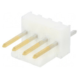 Conector cablu-placă soclu tată KK 254 2,54mm 4 PIN THT 4A | Electronic-mag.ro | Componente Electronice