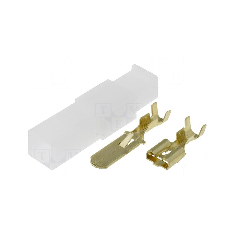 Terminal crimpat plat mamă/tată pentru cablu izolat 2,5mm² | Electronic-mag.ro | Componente Electronice Terminal crimpat plat mamă/tată pentru cablu izolat 2,5mm² | Electronic-mag.ro | Componente Electronice
