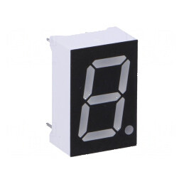 Afișaj LED cu 7 segmente 14,2mm, 0,56 Nr.car: 1, verde 160mcd - Display Digital pentru Proiecte Electronice | Electronic-mag.ro | Componente Electronice