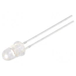 LED 5mm Portocalie Convex 15° - 2 273mW - Iluminare Eficientă | Electronic-mag.ro | Componente Electronice
